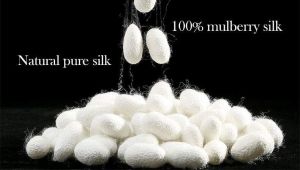 Копринена калъфка от 100% мълбери коприна (бяла) -  100 % Mulberry Silk, Клас 6А, 22мм плътност, размер 50X70 см
