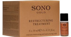 Възстановяваща филър терапия със злато и арган -Sono Argan Restructuring Treatment Gold 6x10 мл