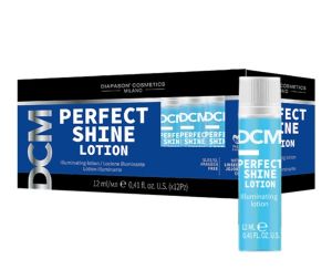 Ампули за  моментално възстановяване, озаряване и блясък на косата - Diapason DCM Perfect Shine Lotion 12x12 мл