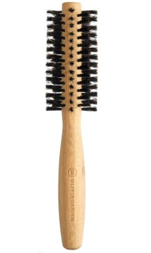 Четка от 100% естествен глигански косъм за изсушаване - Olivia Garden Bamboo Touch Boar Round Brush 15 мм