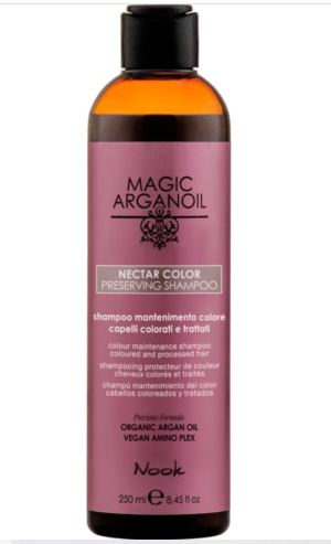 Кисел шампоан за боядисана коса - Nook Magic Argan Oil Nectar Color Preserving PH 5.0-5.5 Shampoo 250 мл