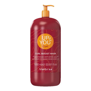 Подхранваща маска за къдрава коса - Inebrya Up To You Curl Boost Mask 1000 мл