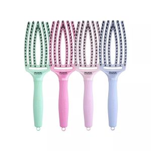 Професионална четка с глигански косъм (лимитирана серия) - Olivia Garden Fingerbrush Arctic Light Limited Edition 